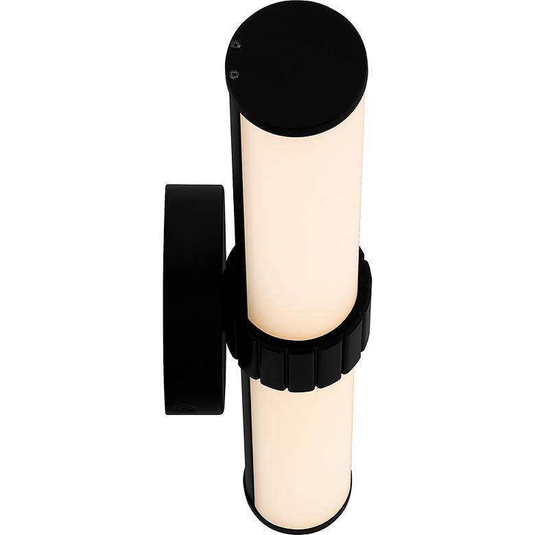 Image 6 Quoizel Kaye 22 1/2" Wide Matte Black LED Bath Light more views