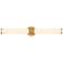 Quoizel Kaye 28" Wide Aged Brass LED Bath Light