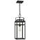 Quoizel Keaton 21" High Mottled Black Hanging Outdoor Light