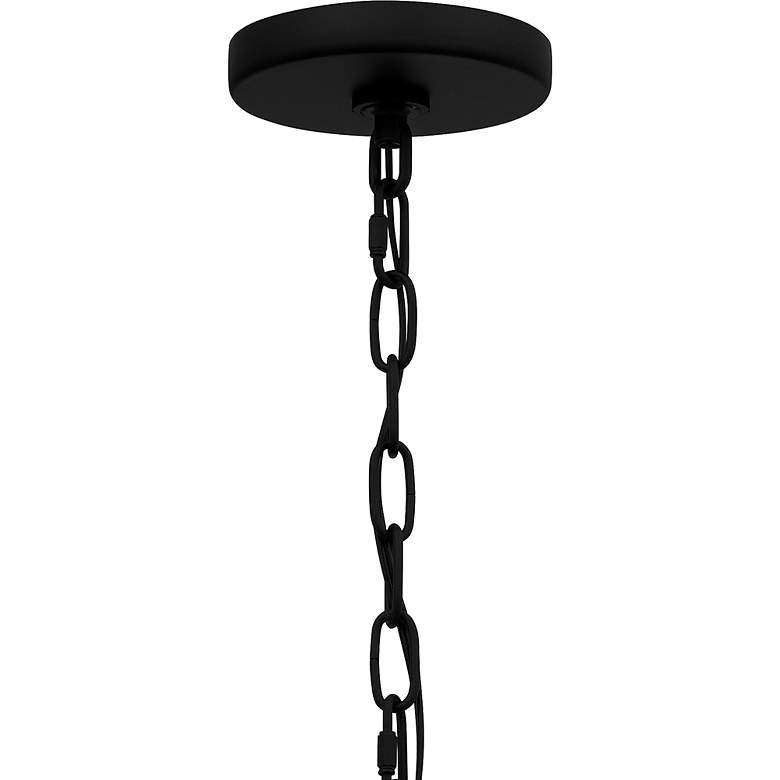 Image 6 Quoizel Keeley 16 1/2" Wide Matte Black 4-Light Pendant more views