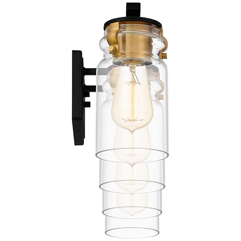 Image 6 Quoizel Keesey 32" Wide Matte Black 4-Light Bath Light more views