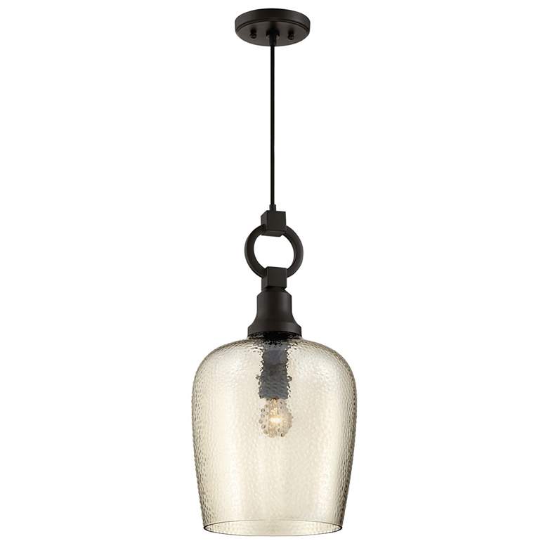 Image 1 Quoizel Kendrick 11 1/2" Wide Western Bronze Mini Pendant