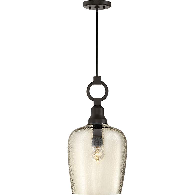 Image 2 Quoizel Kendrick 11 1/2" Wide Western Bronze Mini Pendant more views