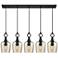 Quoizel Kendrick 43" Wide Bronze Linear Multi Light Pendant