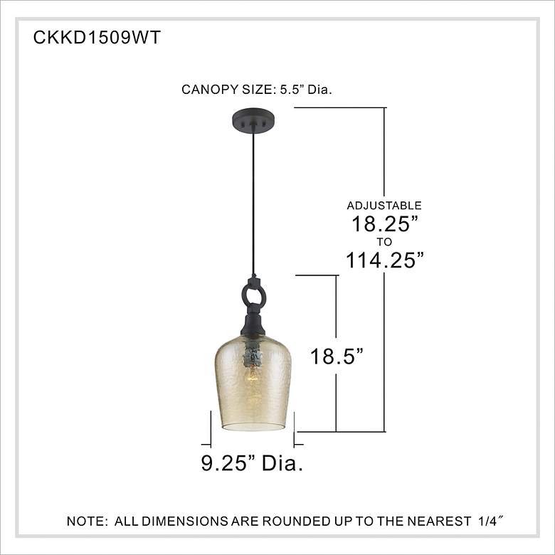 Image 7 Quoizel Kendrick 9 1/4" Wide Western Bronze Mini Pendant more views