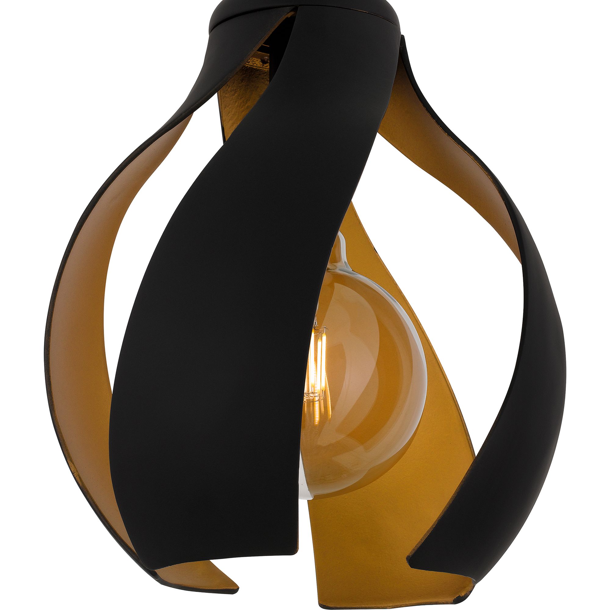 Quoizel Kiko 11" Wide Matte Black Ceiling Light