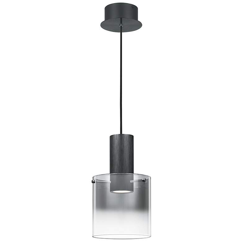 Image 1 Quoizel Kilmer 8.25 inch Wide LED Black Modern Mini Pendant