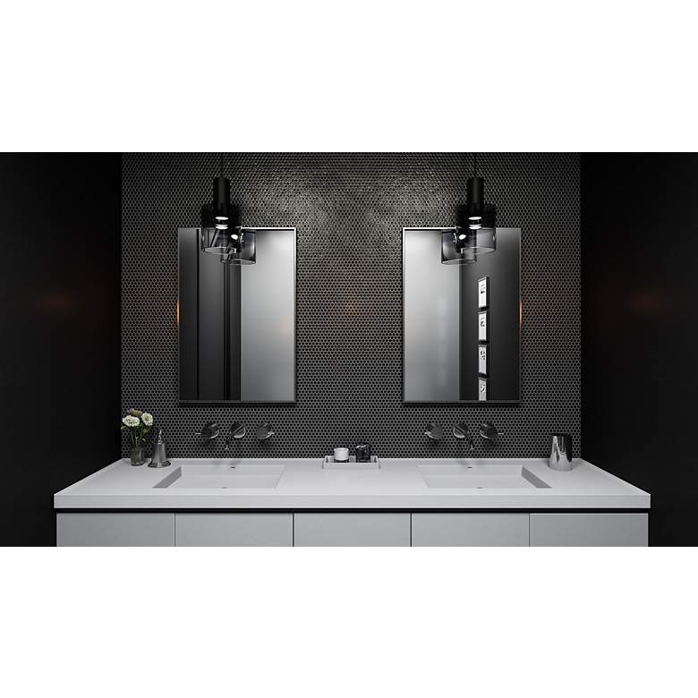 Image 7 Quoizel Kilmer 8.25" Wide LED Black Modern Mini Pendant more views