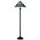 Quoizel King Tiffany-Style Vintage Bronze Floor Lamp