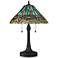 Quoizel King Vintage Bronze Tiffany-Style Table Lamp
