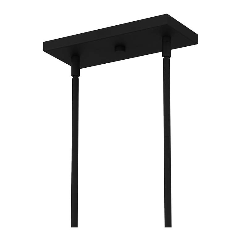 Image 5 Quoizel Kingsbridge 42"W Earth Black 5-Light Island Pendant more views