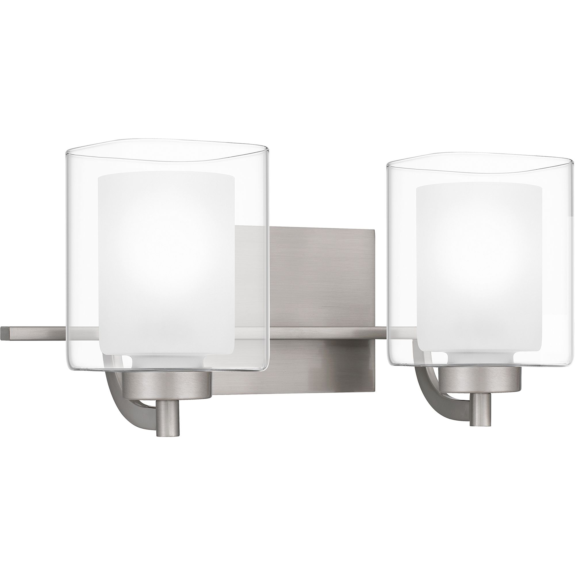 Image 3 Quoizel Kolt 17 1/4" Wide Brushed Nickel 2-Light Bath Light more views