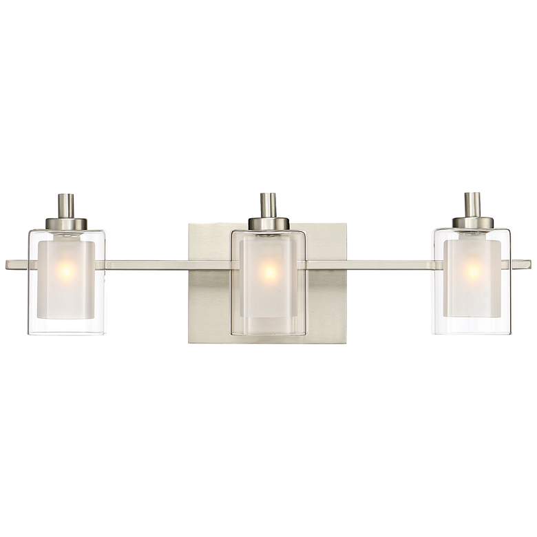 Image 2 Quoizel Kolt 21" Wide Brushed Nickel LED Bath Light