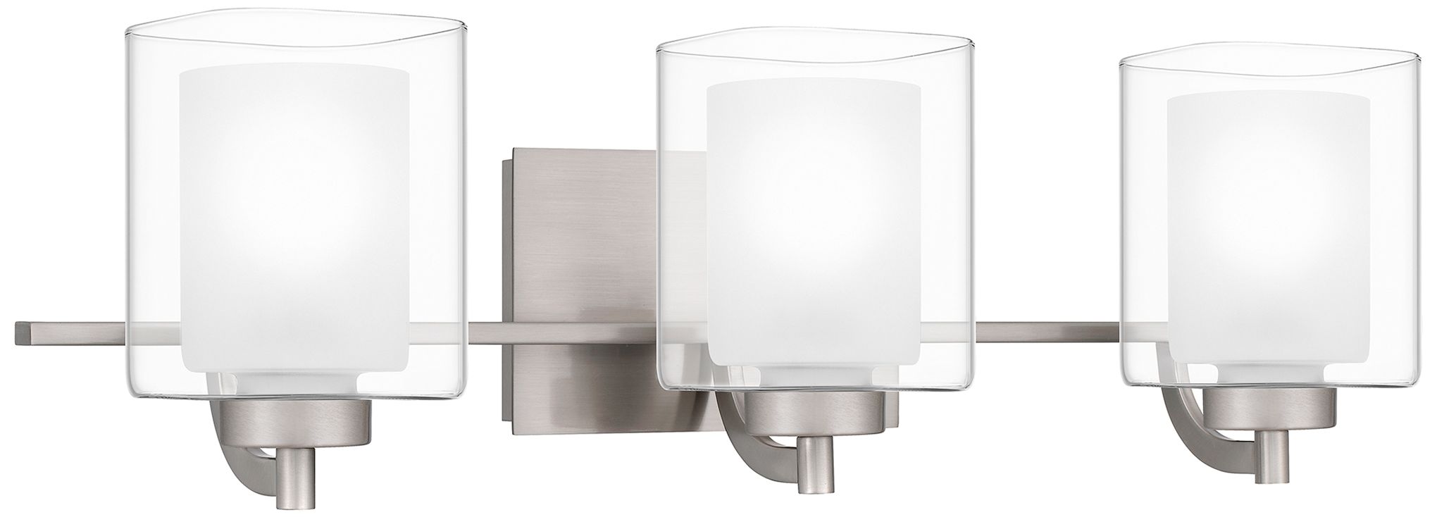 Image 4 Quoizel Kolt 26" Wide Brushed Nickel 3-Light Vanity Bath Light more views