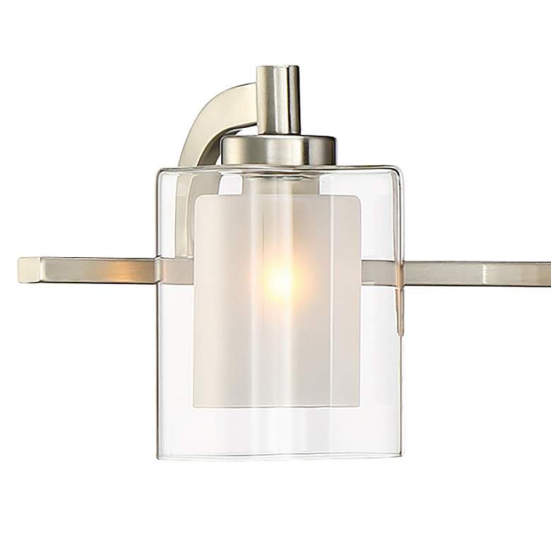 Image 3 Quoizel Kolt 29 inch Wide Brushed Nickel LED Bath Light more views