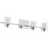 Quoizel Kolt 29" Wide Chrome and Glass LED Bathroom Light