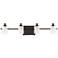 Quoizel Kolt 29"W Western Bronze 4-Light Halogen Bath Light