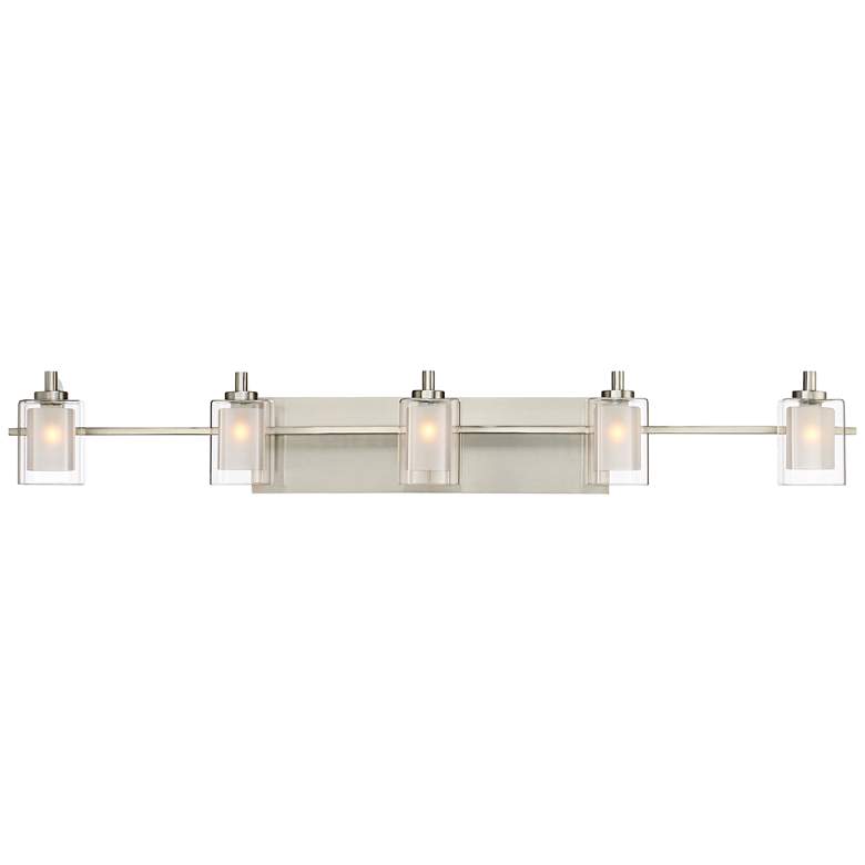 Image 2 Quoizel Kolt 42 inch Wide Brushed Nickel LED Bath Light