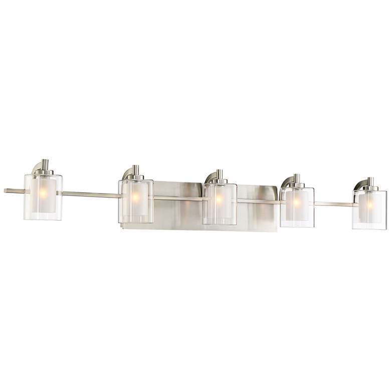 Image 3 Quoizel Kolt 42" Wide Brushed Nickel LED Bath Light more views