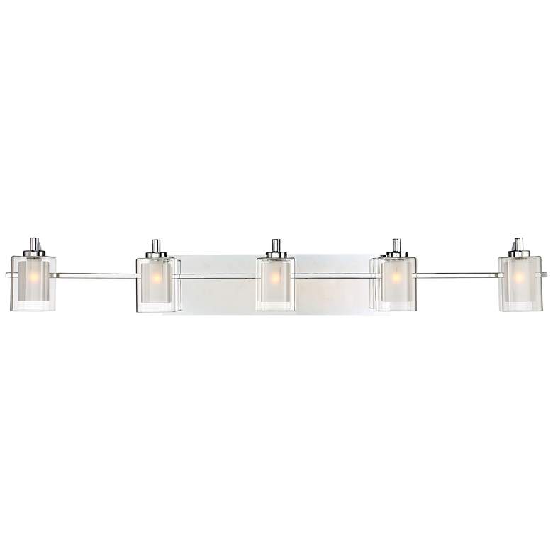 Image 2 Quoizel Kolt 42 inch Wide Polished Chrome LED Bath Light