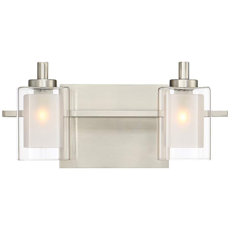Image 2 Quoizel Kolt 6" High Brushed Nickel LED Wall Sconce