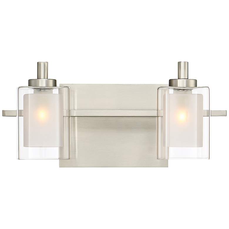 Image 2 Quoizel Kolt 6 inch High Brushed Nickel LED Wall Sconce