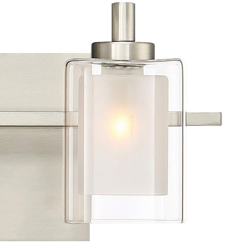 Image 4 Quoizel Kolt 6" High Brushed Nickel LED Wall Sconce more views