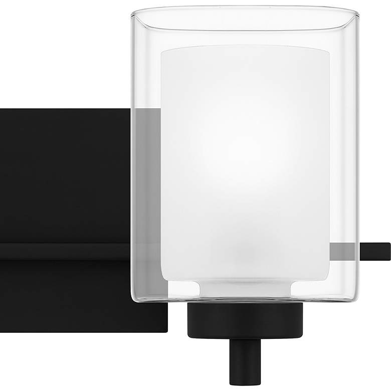 Image 5 Quoizel Kolt 7 3/4" High Matte Black 2-Light Wall Sconce more views