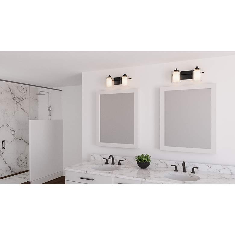 Image 6 Quoizel Kolt 7 3/4" High Matte Black 2-Light Wall Sconce more views