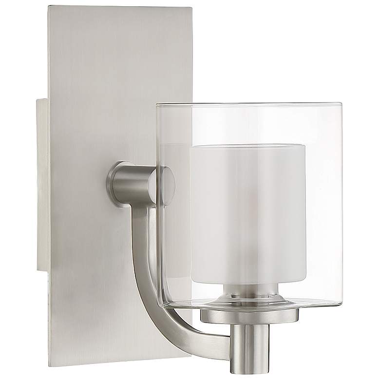 Image 2 Quoizel Kolt 9" High Brushed Nickel Halogen Wall Sconce more views