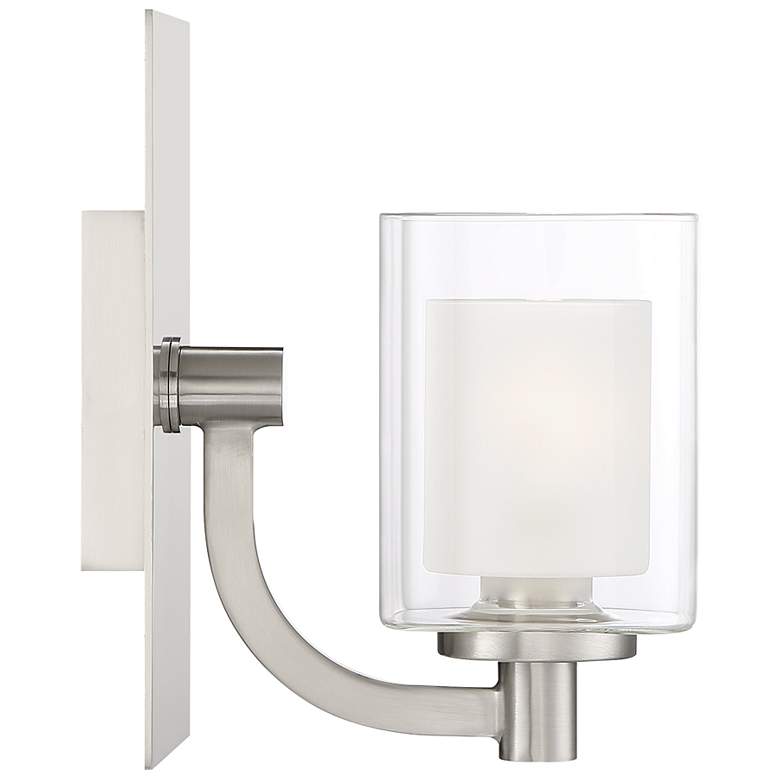 Image 4 Quoizel Kolt 9" High Brushed Nickel Halogen Wall Sconce more views