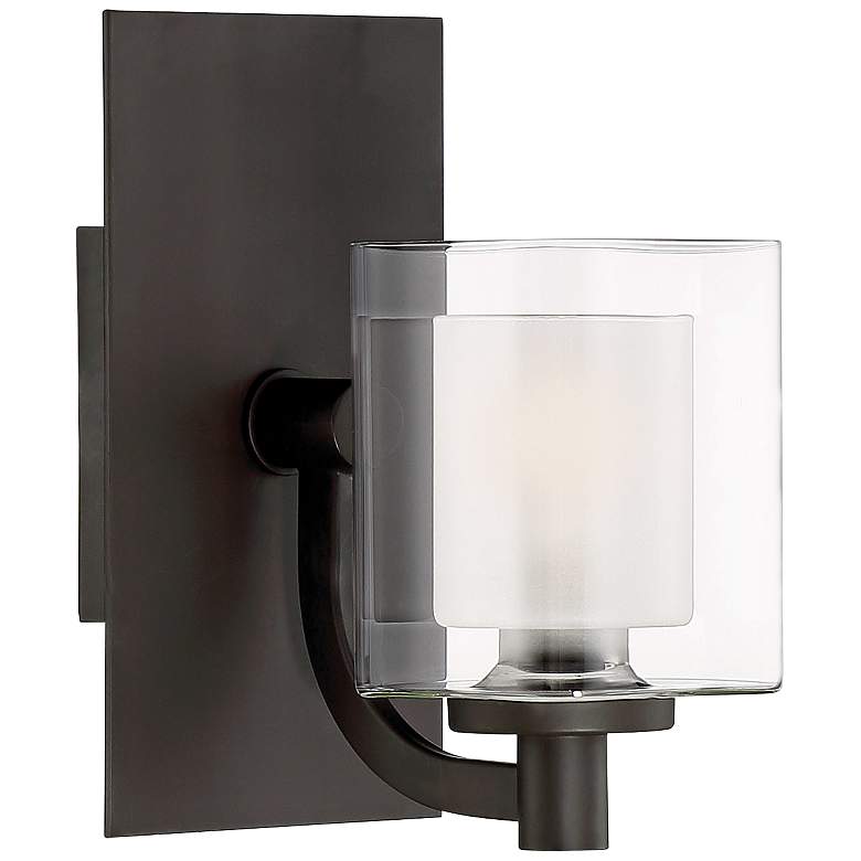 Image 1 Quoizel Kolt 9 inch High Western Bronze Halogen Wall Sconce