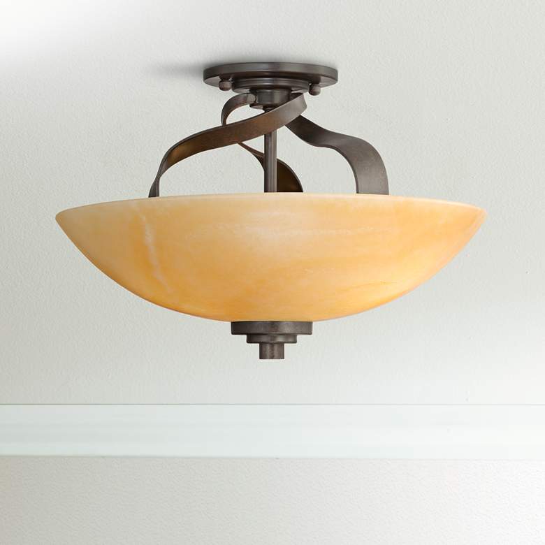 Image 1 Quoizel Kyle Collection 16" Wide Ceiling Light Fixture