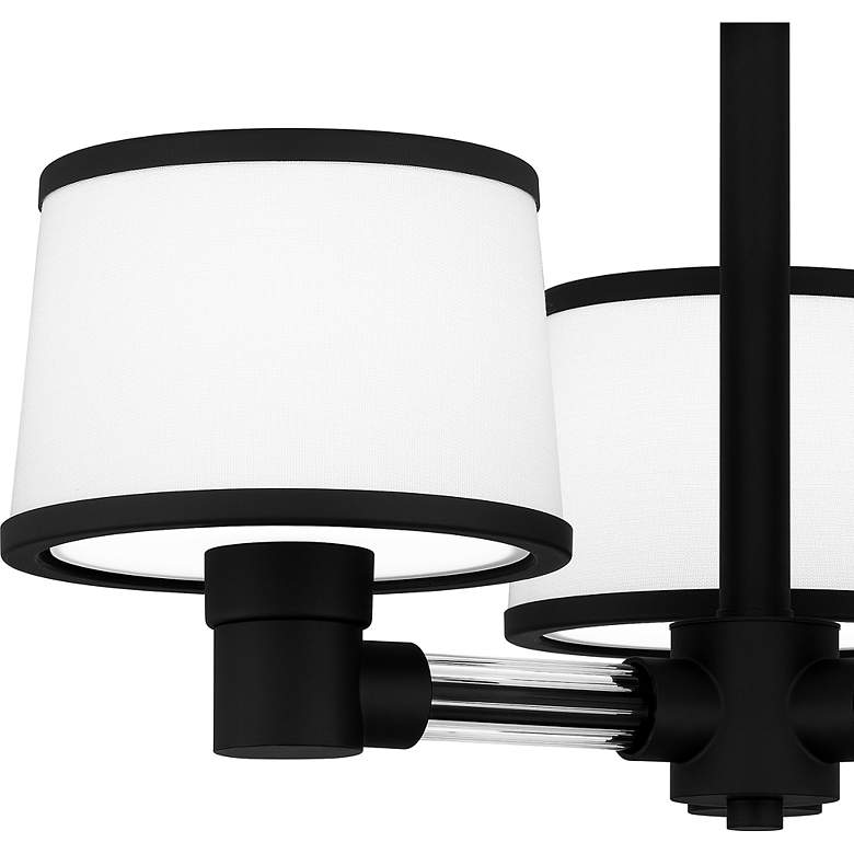 Image 7 Quoizel Kylen 22" Wide Matte Black 3-Light Ceiling Light more views