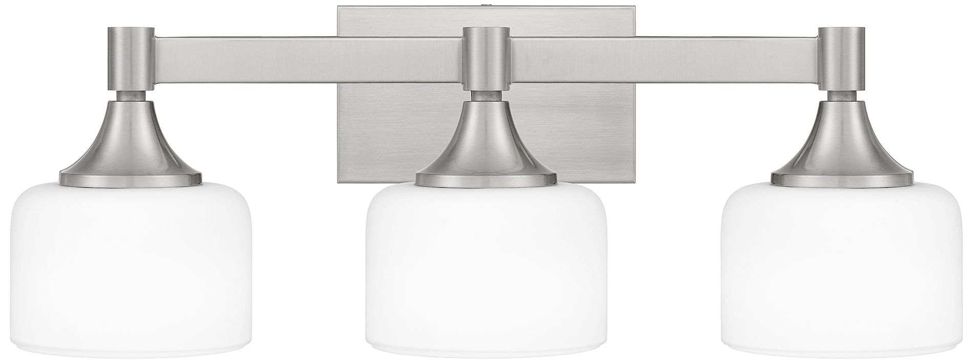 24 inch brushed nickel vanity light