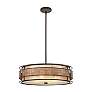 2_Quoizel Laguna 22"W Renaissance Copper Drum Pendant Light