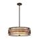 Quoizel Laguna 22"W Renaissance Copper Drum Pendant Light
