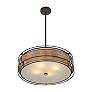 4_Quoizel Laguna 22"W Renaissance Copper Drum Pendant Light more views