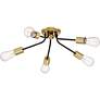 3_Quoizel Latitude 27 1/2" Wide Bronze Finish Open Arm Ceiling Light more views