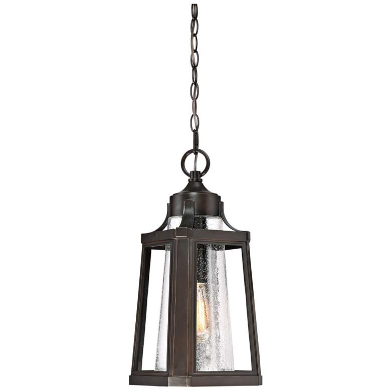 Image 1 Quoizel Lighthouse 18 3/4 inch High Bronze Outdoor Hanging Light