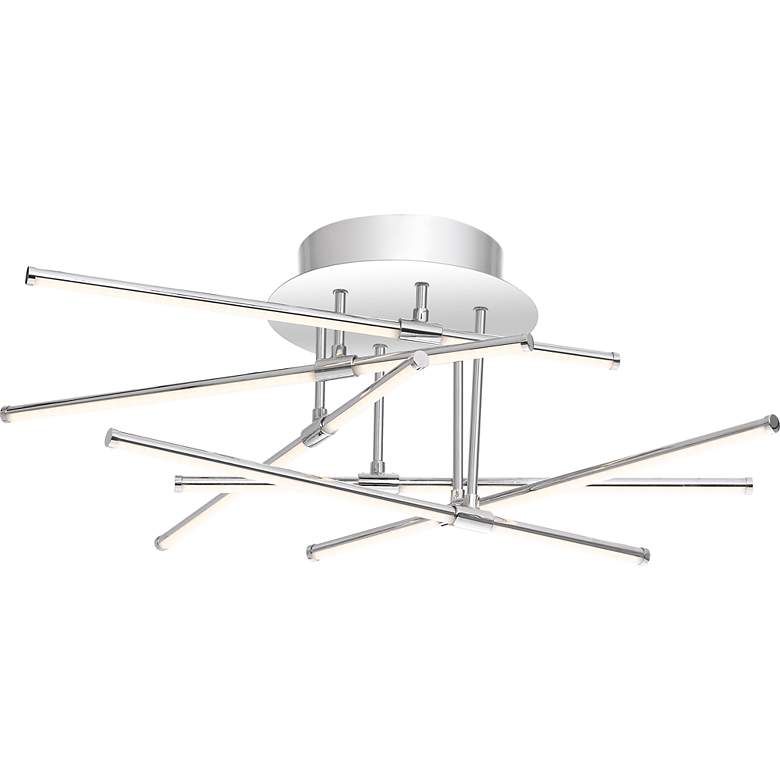 Image 2 Quoizel Lightshow 22 1/4"W Polished Chrome LED Ceiling Light more views