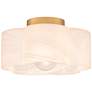 2_Quoizel Lilly 14" Wide Brushed Brass Ceiling Light