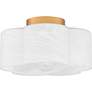 3_Quoizel Lilly 14" Wide Brushed Brass Ceiling Light more views