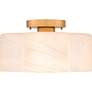 4_Quoizel Lilly 14" Wide Brushed Brass Ceiling Light more views
