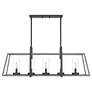 Thumbnail4 of Quoizel Lincoln 40" Wide Distressed Iron 5-Light Island Chandelier more views