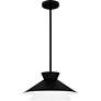 2_Quoizel Lionel 15"W Matte Black Double Layer Pendant Light more views