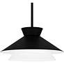5_Quoizel Lionel 15"W Matte Black Double Layer Pendant Light more views