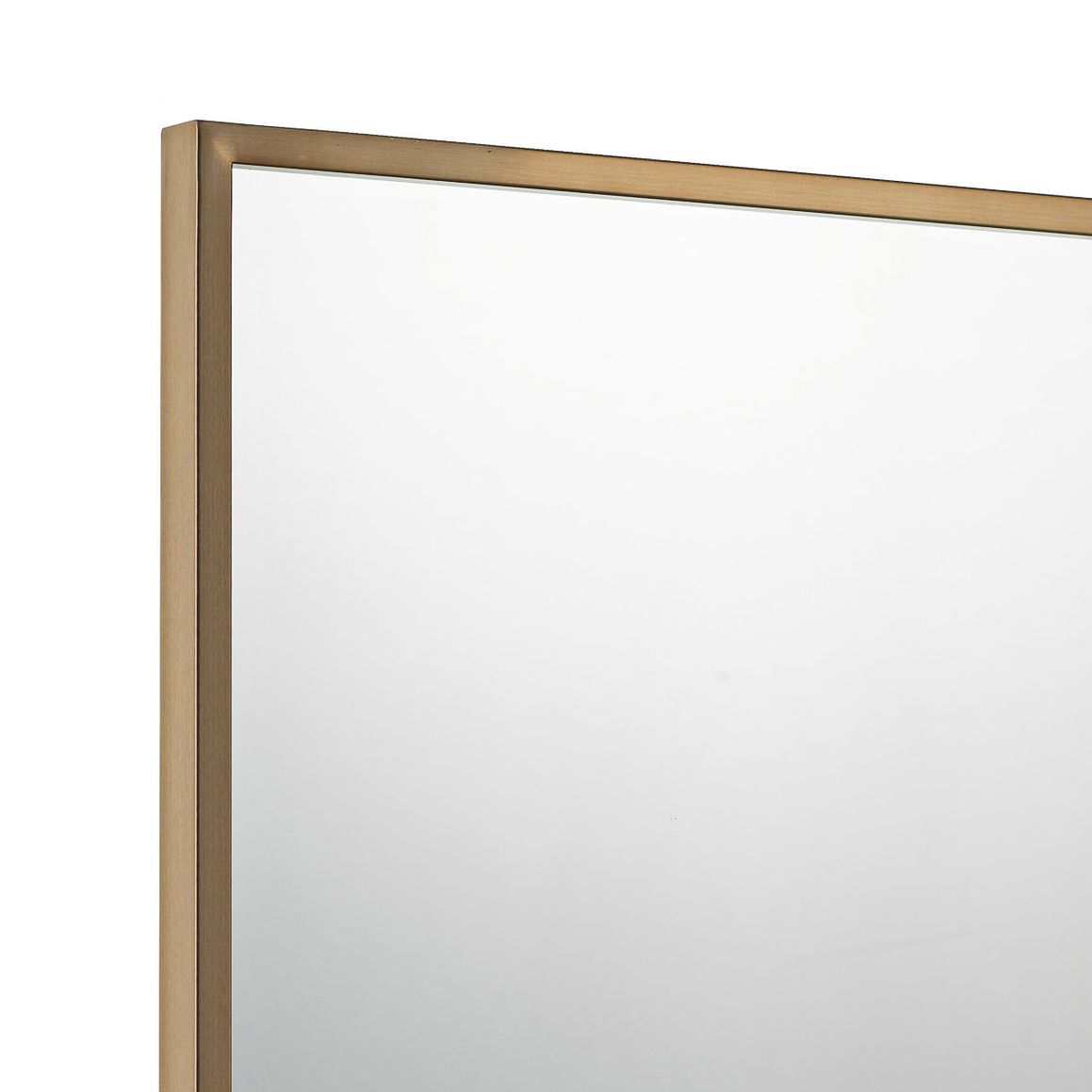 antique brass mirror rectangle