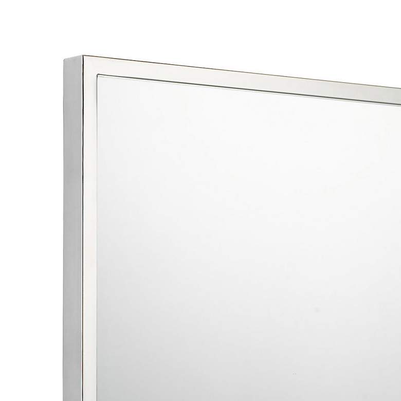 Image 2 Quoizel Lockport Polished Chrome 24 inch x 36 inch Wall Mirror more views