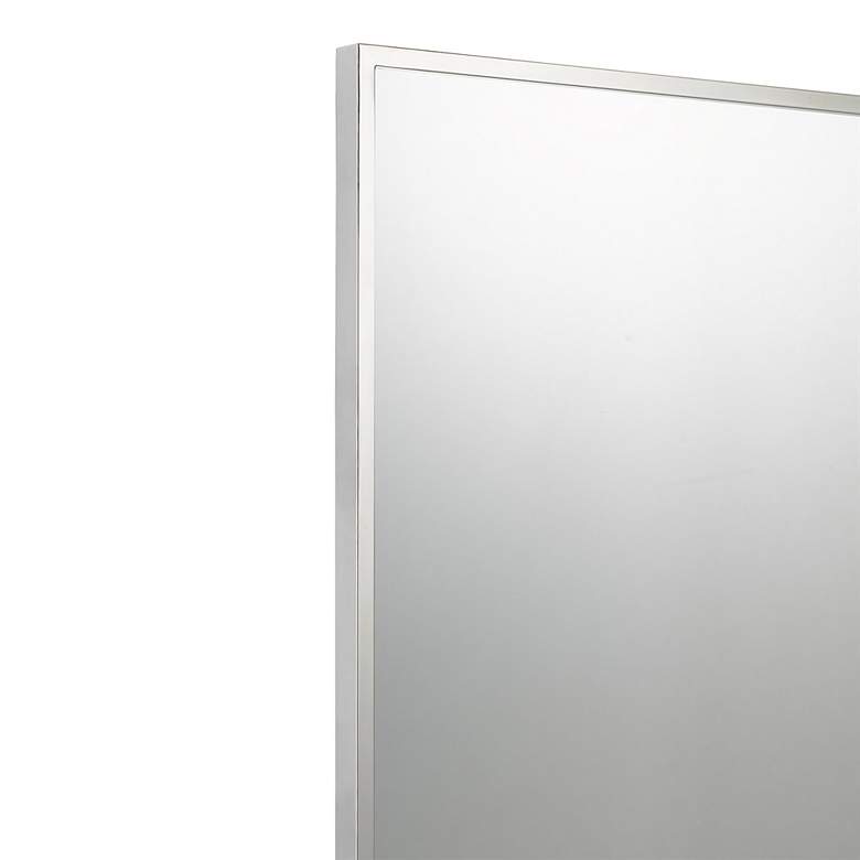 Image 2 Quoizel Lockport Polished Chrome 24 inch x 36 inch Wall Mirror more views